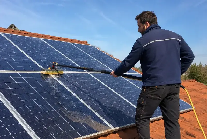 Nettoyage et entretien de panneaux solaires à Brousse